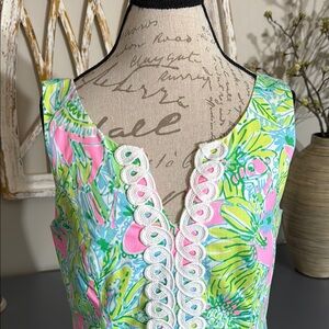 Lilly Pulitzer Cathy Shift Dress in Capri Pink Samba design